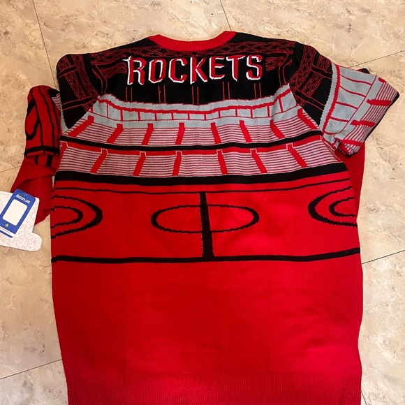 Houston Rockets Singing Light Up Sweater XL Brand New - Picture 6 of 6